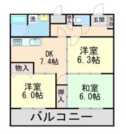 ハイム屋敷本の間取り画像