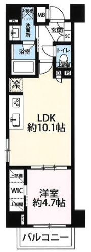 プレール・ドゥーク大島の間取り画像