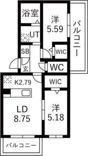Elite Base HOPE Ⅱの間取り画像