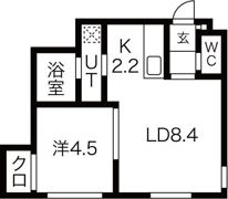 Permanent ark bless (パーマネント アーク ブレス)の間取り画像