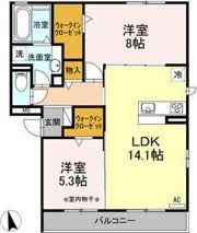 フォルビートの間取り画像