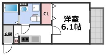 リサージュの間取り画像
