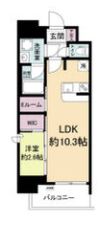 セレニテフラン本町の間取り画像