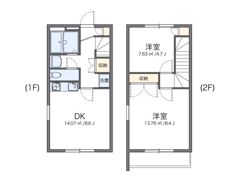 レオパレス神山の間取り画像