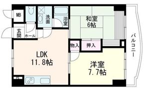 サンビレッジ段原の間取り画像