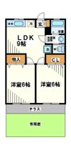パレスのばらの間取り画像