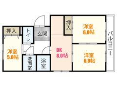 メゾン河野の間取り画像