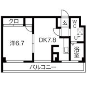 ハピネス吹田の間取り画像