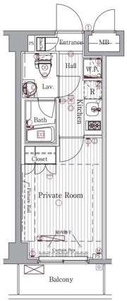NISHI IKEBUKURO RESIDENCEの間取り画像