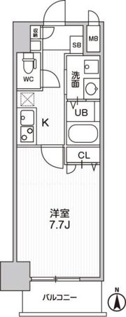 LaDouceur梅田Eastの間取り画像