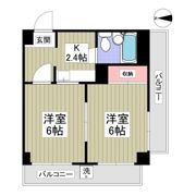 ベルメゾン並木の間取り画像