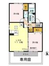 セジュール札元 B棟の間取り画像