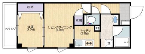 Speranza Sakuragichoの間取り画像