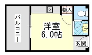 プチシャトー徳井の間取り画像