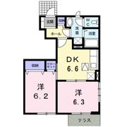 スマイルkの間取り画像