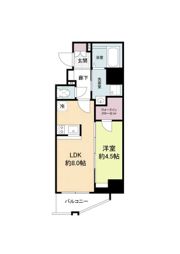 THE HUB MIYAKOJIMAの間取り画像