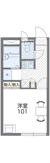 レオパレスMANAMIの間取り画像