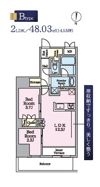 リビオメゾン東陽町Hutteの間取り画像