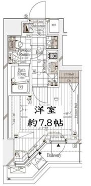 ガリシア代々木の間取り画像