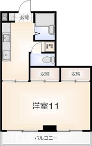プリヴェールKの間取り画像
