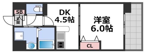 ブランクレール谷町の間取り画像