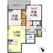 D-Clairの間取り画像