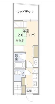 クラソ武蔵小金井の間取り画像