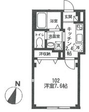 サンライト落合の間取り画像