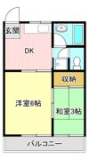 花島ハイツの間取り画像