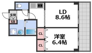 M’プラザ城東六番館の間取り画像