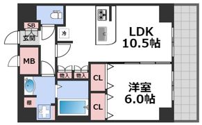 プレサンス大阪城公園パークプレイスの間取り画像