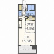 OPUS RESIDENCE SHINSAIBASHI SOUTHの間取り画像