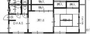 グランディア護国神社前の間取り画像