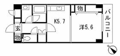 パラッツオハシモト「PalazzoHashimoto] 3rの間取り画像