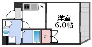 オズレジデンス天王寺WESTの間取り画像