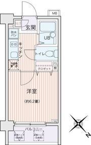 エコロジー都立大学レジデンスの間取り画像