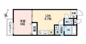 ベルデュール久我山の間取り画像