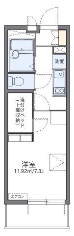 レオパレスエクセルハイムⅢの間取り画像