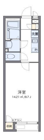 クレイノクオーレの間取り画像
