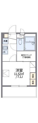 レオパレスルミエール07の間取り画像