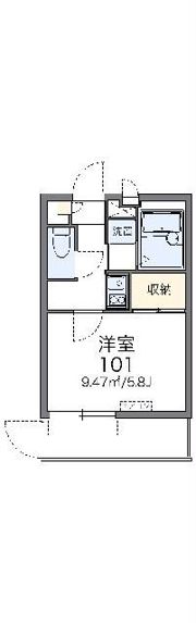 レオパレスシャルマンの間取り画像