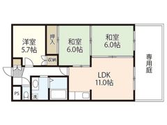 住吉コーポの間取り画像