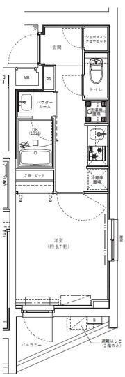 GENOVIA学芸大学の間取り画像