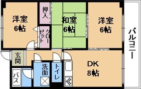 クレール弐番館の間取り画像
