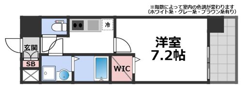 Louis Residence 天王寺町北の間取り画像