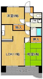ブランペルルの間取り画像