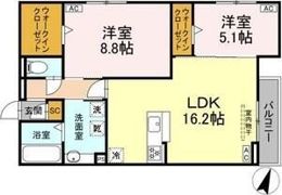 ルヴィータ川名山町の間取り画像