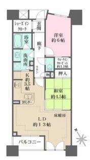 BELISTA常盤台の間取り画像