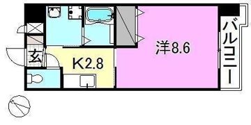ミモザヒルズ錦町の間取り画像