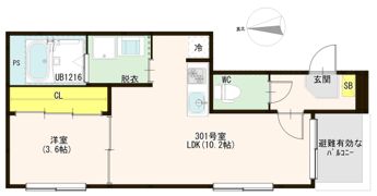 レフジアコート平野の間取り画像